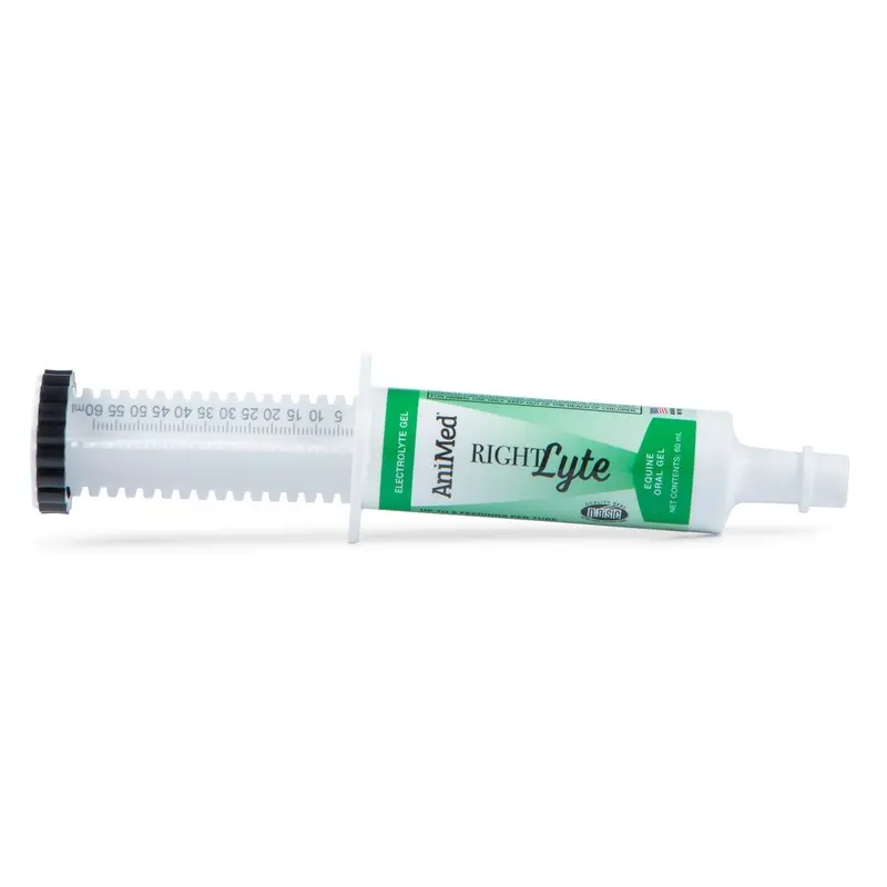 AniMed Right Lyte Equine Electrolyte Oral Gel for Horses, 60 mL
