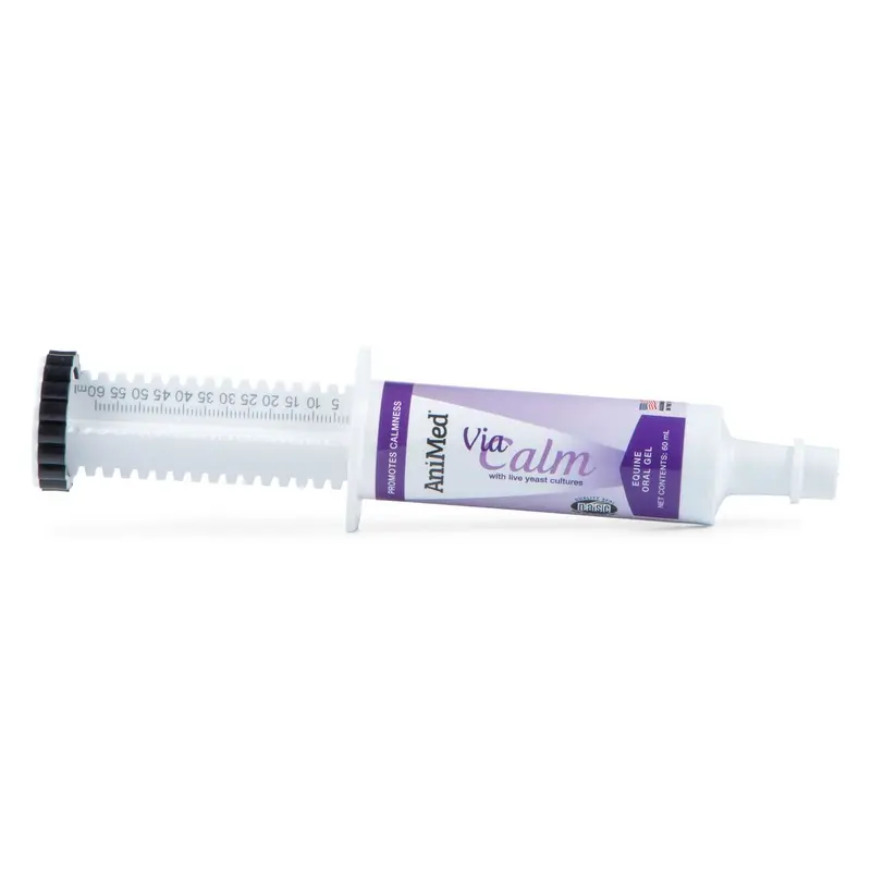 AniMed Via-Calm Equine Oral Calming Gel for Horses, 60 mL