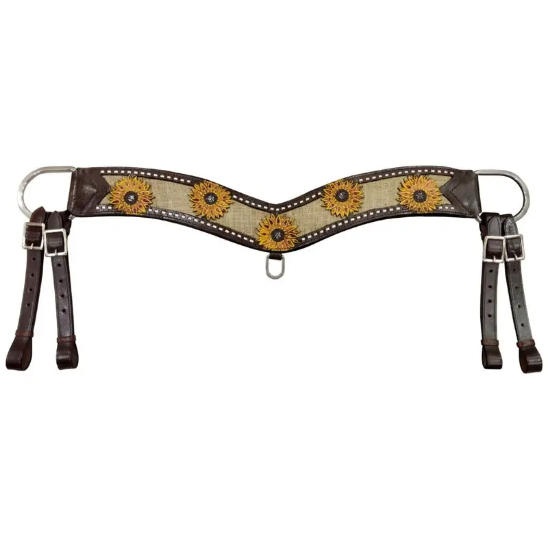 Showman Hand Painted Sunflower Tripping Collar