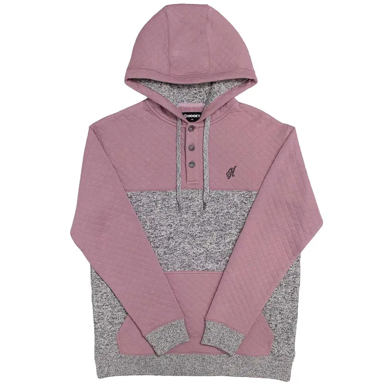Hooey Jimmy Ladies' Hoodie, Purple & Gray