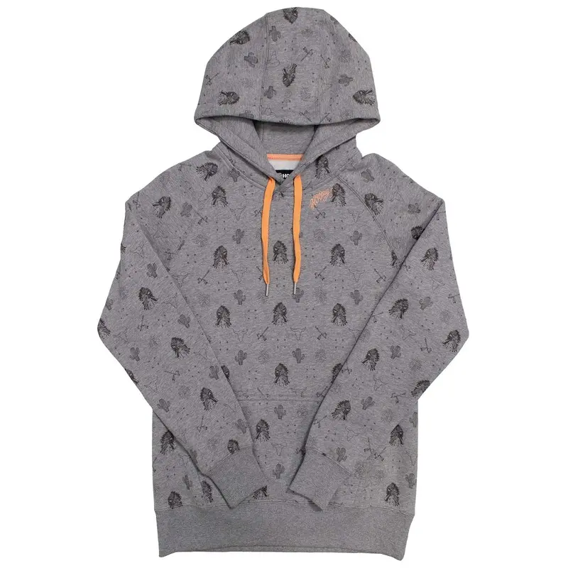 Hooey Plains Ladies' Hoodie, Gray