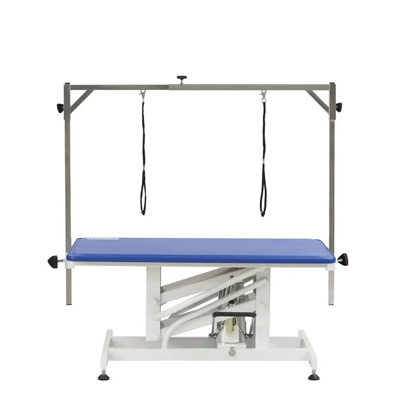 Davis Deluxe Hydraulic Grooming Table with Cushion Top for Dogs & Cats