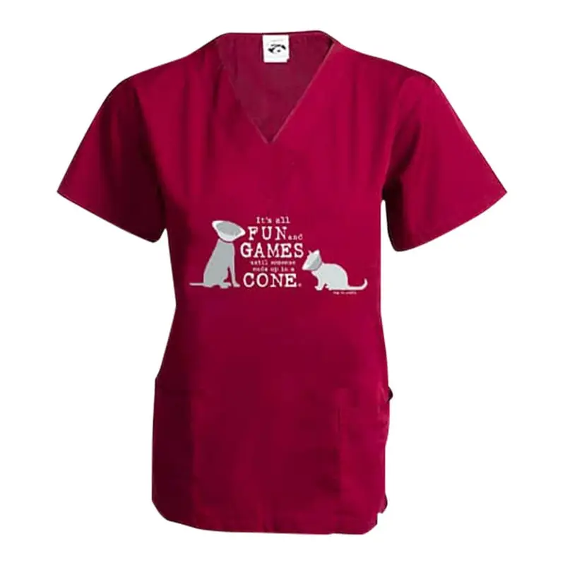 Dog is Good Scrub Tops