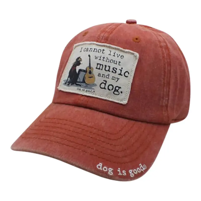Dog is Good Signature Caps & Hats for Men & Women