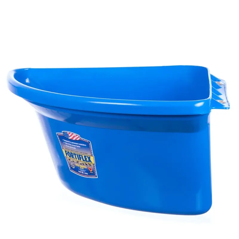 Fortiflex Corner Feeder for Horses & Livestock, 24 Quart