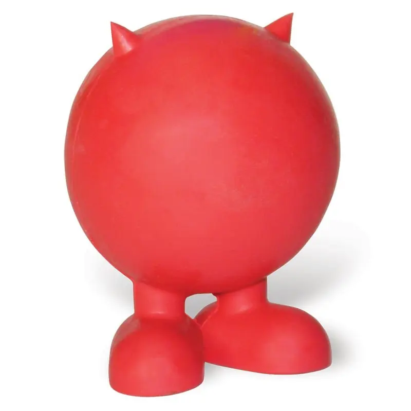 Good Cuz / Bad Cuz Rubber Squeaker Ball Dog Toy