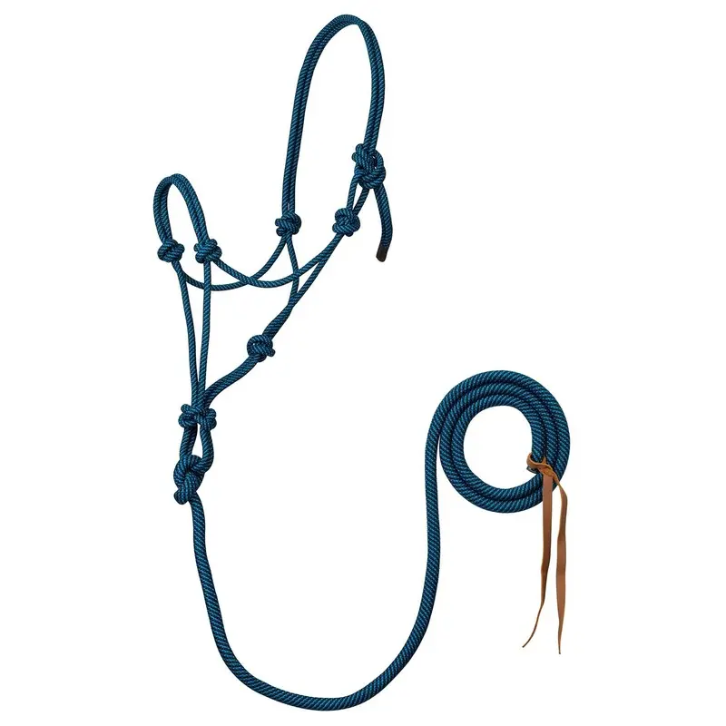Weaver Poly Rope Horse Halter with Lead