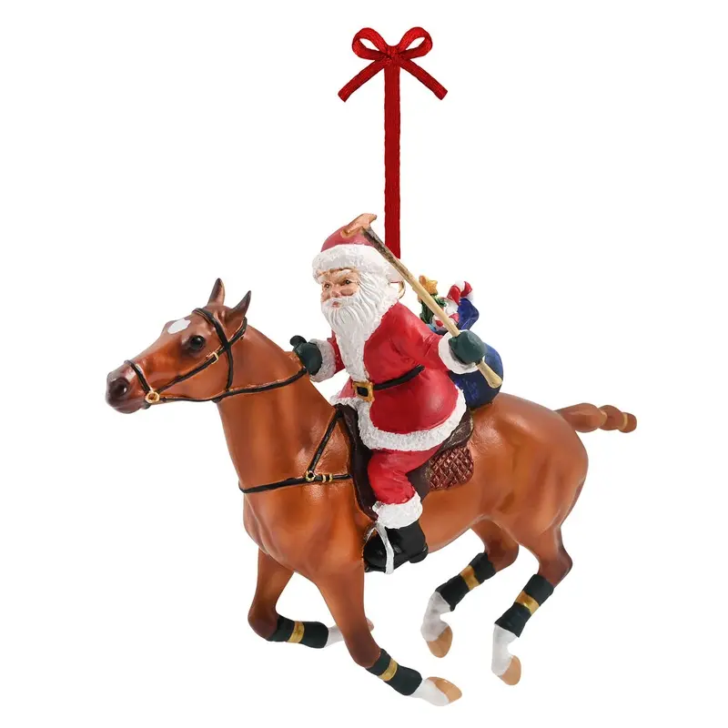 Breyer 2023 Santa Horse Ornament, Polo