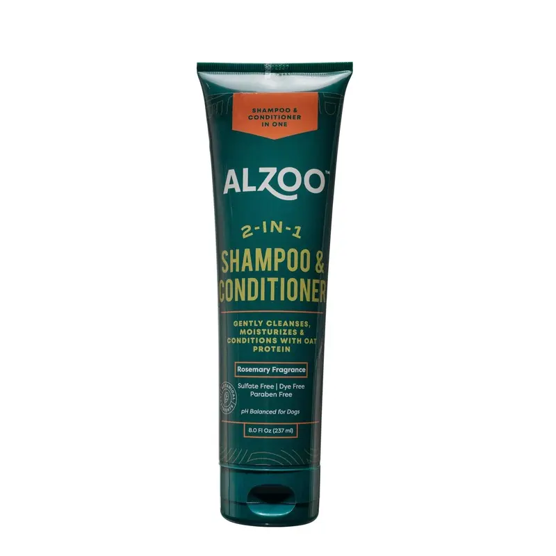 Plant-Based 2-in-1 Rosemary Shampoo & Conditioner for Dogs, 8 oz