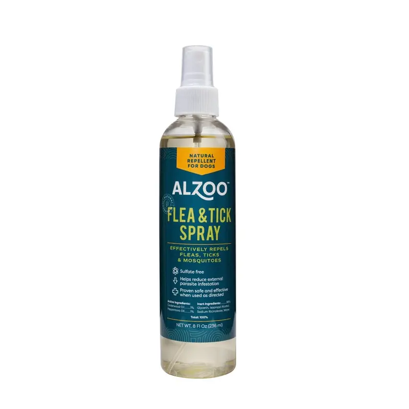 Plant-Based Natural Flea & Tick Spray for Dogs, 8 oz