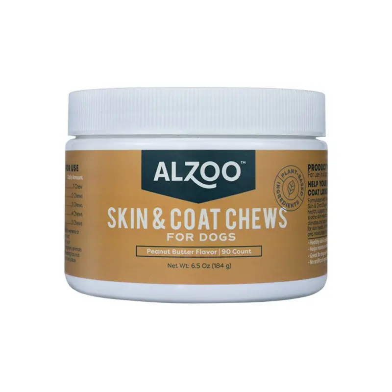 Plant-Based Skin & Coat Soft Chews for Dogs, 90 ct