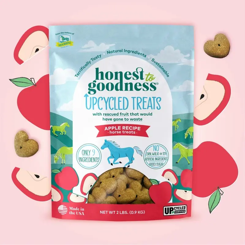 Honest To Goodness Upcycled Horse Treats - Natural Healthy Low Sugar & Grain-Free, 2 lbs