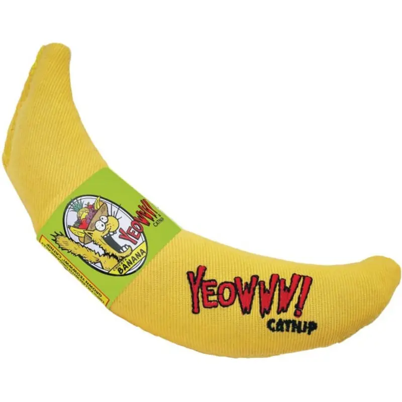 Yeowww! Banana Catnip Toy, 7"