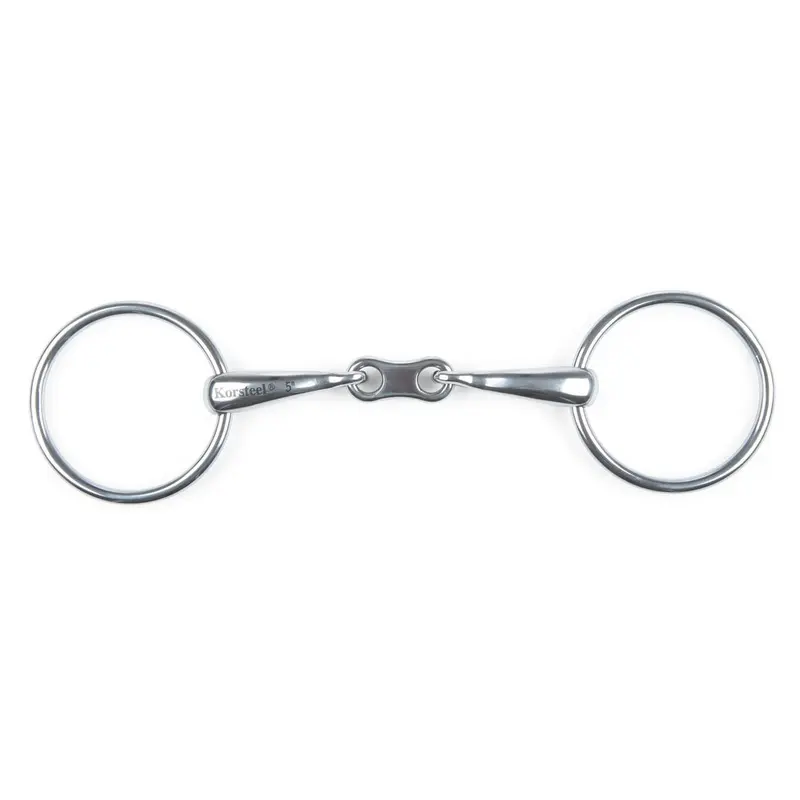 JP Korsteel French Link Loose Ring Snaffle Bit
