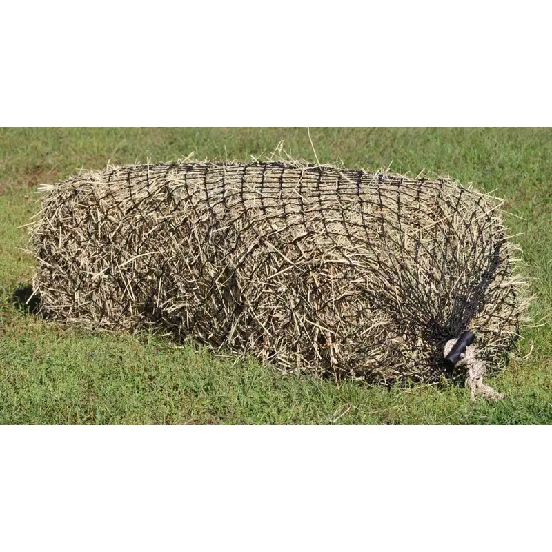 Hay Chix Heavy Duty Small Square Bale Hay Net Feeder for Horses