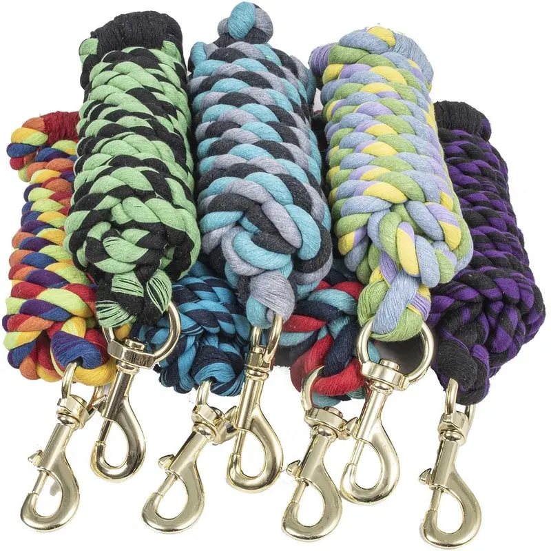 10' Twisted Cotton Lead Rope, Assorted