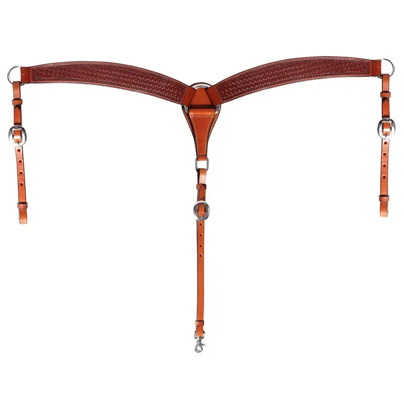 Professional's Choice Chestnut Windmill Breast Collar