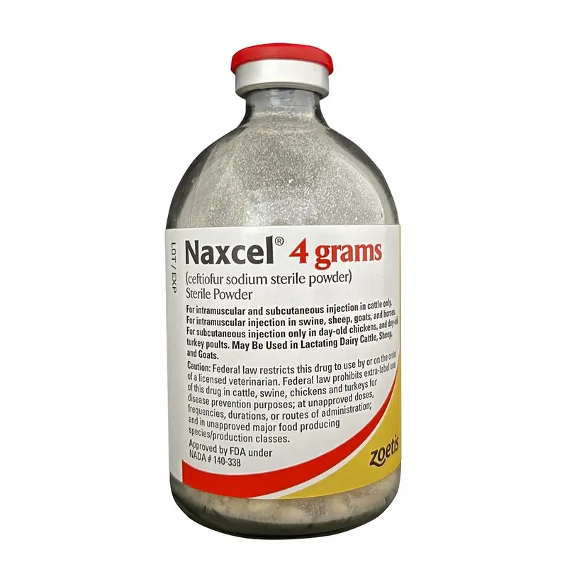 Rx Naxcel (ceftiofur sodium) Sterile Powder