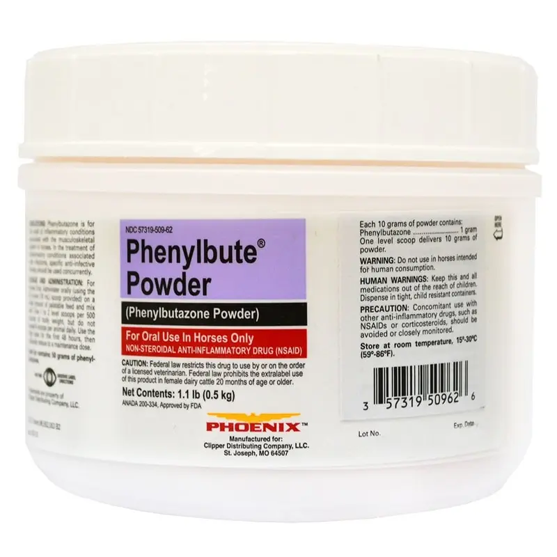 Bute (phenylbutazone) Phenylbutazone Powder for Horses