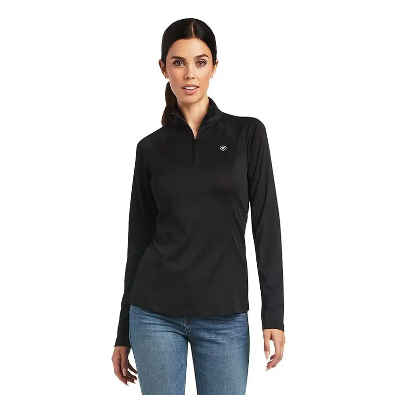Women's Sunstopper 2.0 Baselayer, Black