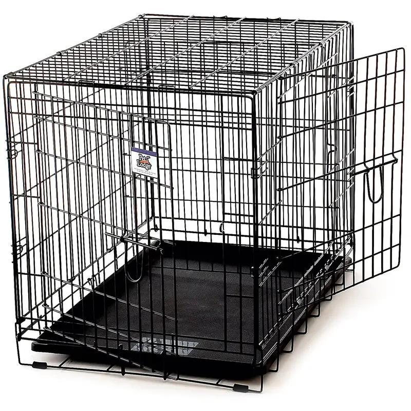 Double Door Wire Dog Crate