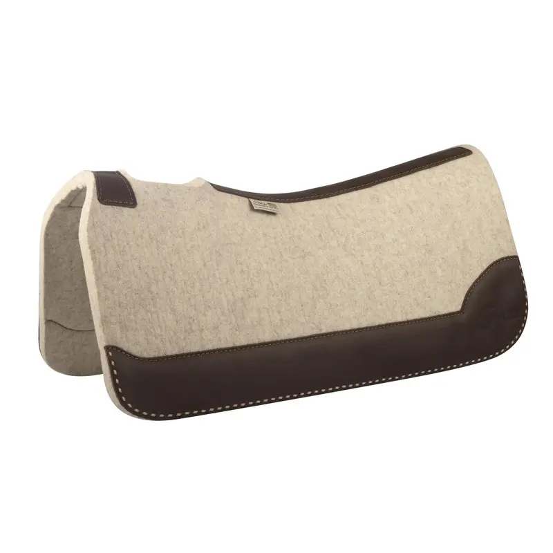 "The All Around" 5 Star Buckstitch Saddle Pad, 30" x 30" Natural