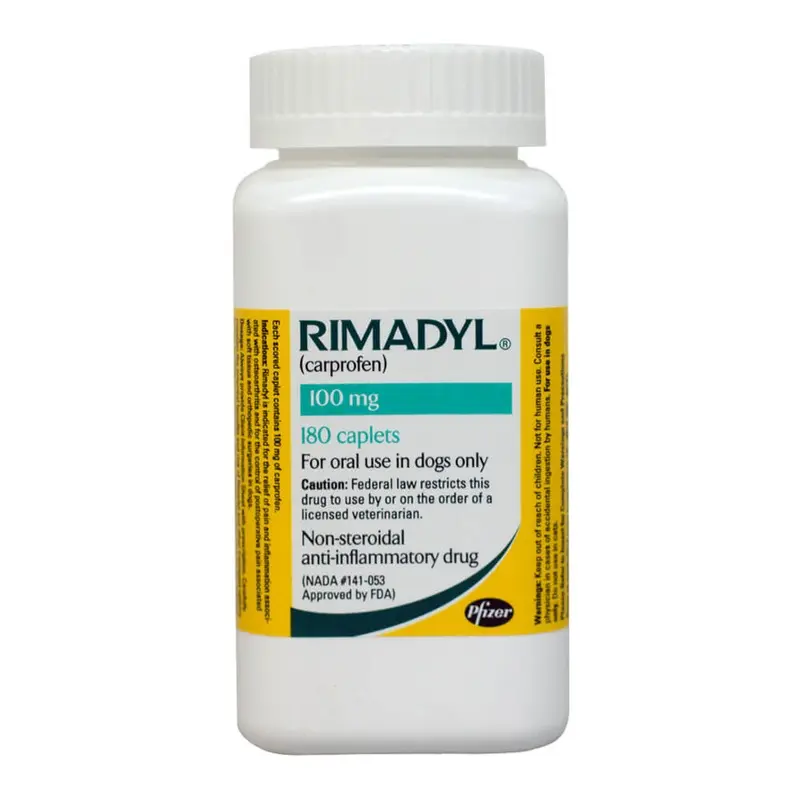 Rx Rimadyl (carprofen) Caplets for Dogs