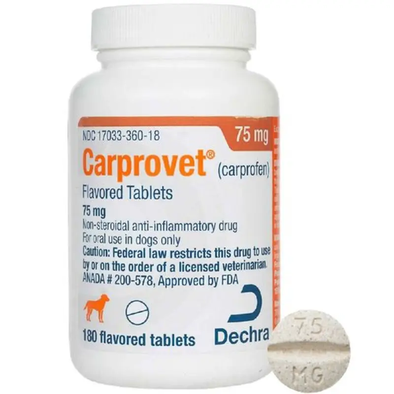 Rx Carprovet (carprofen) Flavored Tablets for Dogs