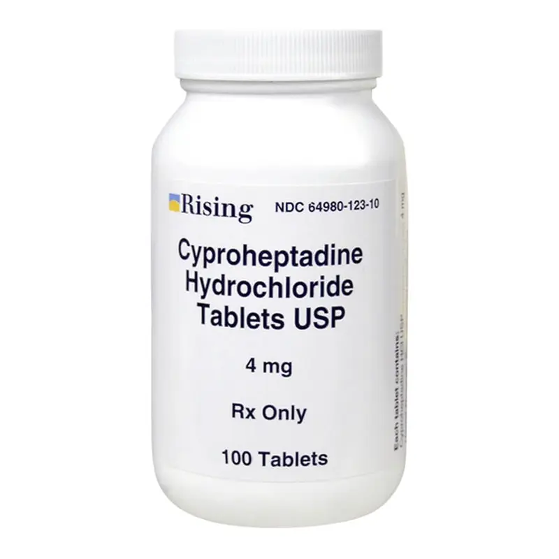 Rx Cyproheptadine, 4mg x 100 tablets