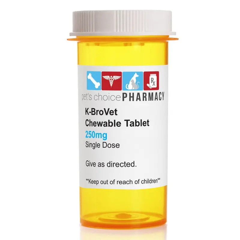 Rx K-BroVet (potassium bromide) Chewable Tablet for Dogs, Single Tab