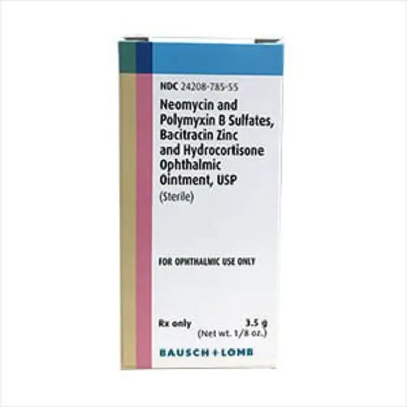 Rx Neo/Poly/Bac with Hydrocortisone, Ophthalmic Ointment, 3.5gm