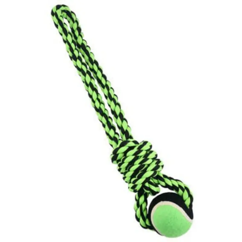 Nuts For Knots Rope Tug with Tennis Ball, 20"