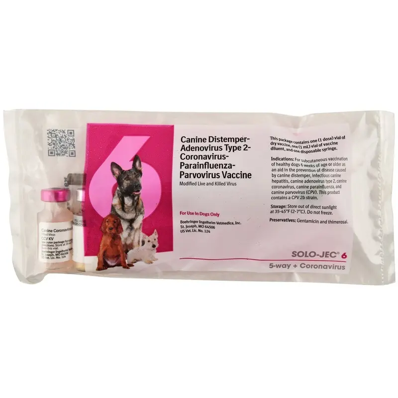 Solo-Jec 6 (6 Way Dog Vaccine), Single Dose
