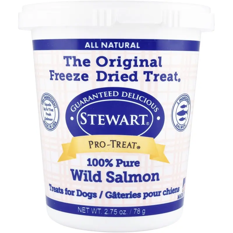 Stewart Pro-Treat Freeze-Dried Wild Salmon Treats for Dogs