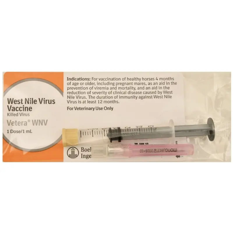 Vetera West Nile Virus, Single Dose Vaccine for Horses