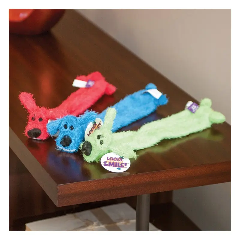Unstuffed Loofa Dog Toy, 12" L