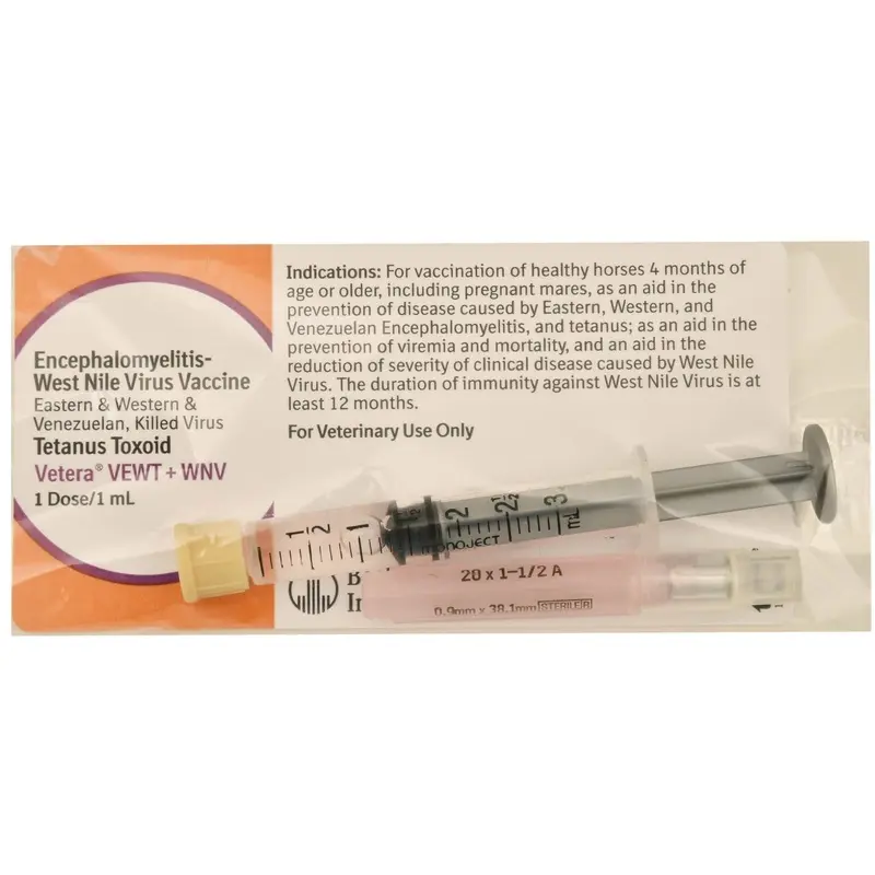 Vetera VEWT+WNV, Single Dose Vaccine for Horses