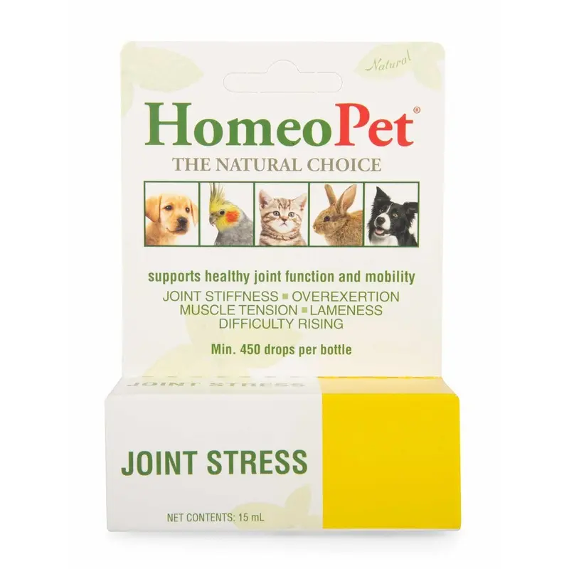 HomeoPet Joint Stress Pet Joint Supplement, 15 mL