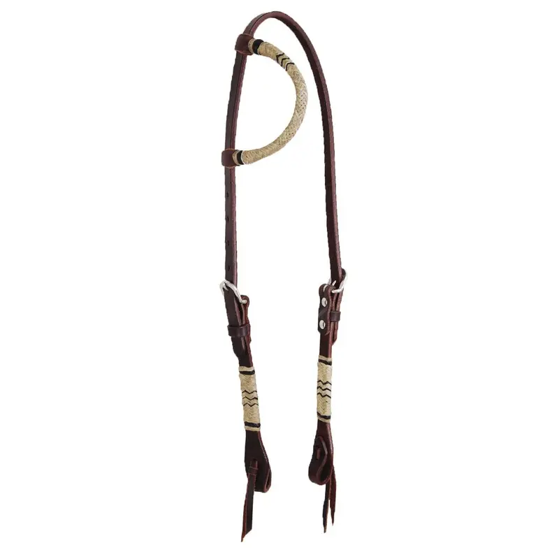 Rawhide Braided Slip Ear Headstall