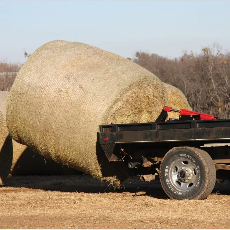 Hydraulic Double Spear Hay Bale Spike (GooseNeck)