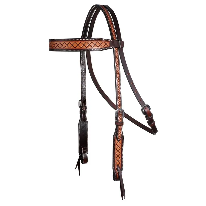 Professional's Choice Crosshatch Browband Headstall