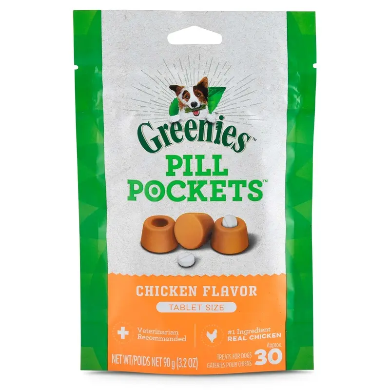 Greenies Pill Pockets for Tablets, 30 ct