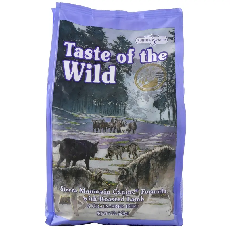 Taste of the Wild Sierra Mountain with Roasted Lamb Grain Free Dry Dog Food