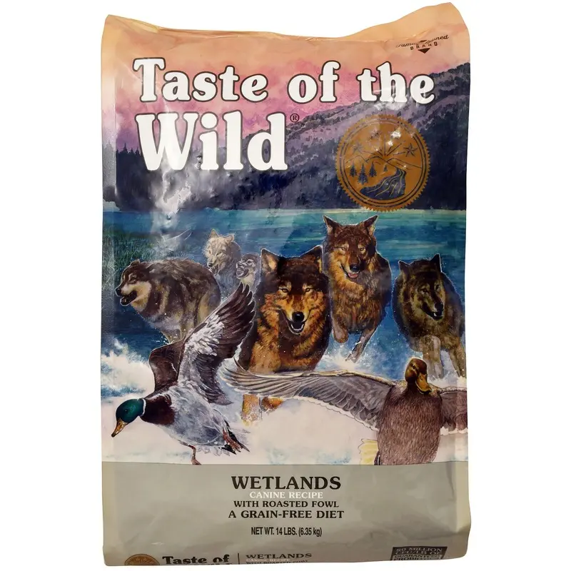 Taste of the Wild Wetlands Roasted Fowl Grain Free Dry Dog Food, 14 lb
