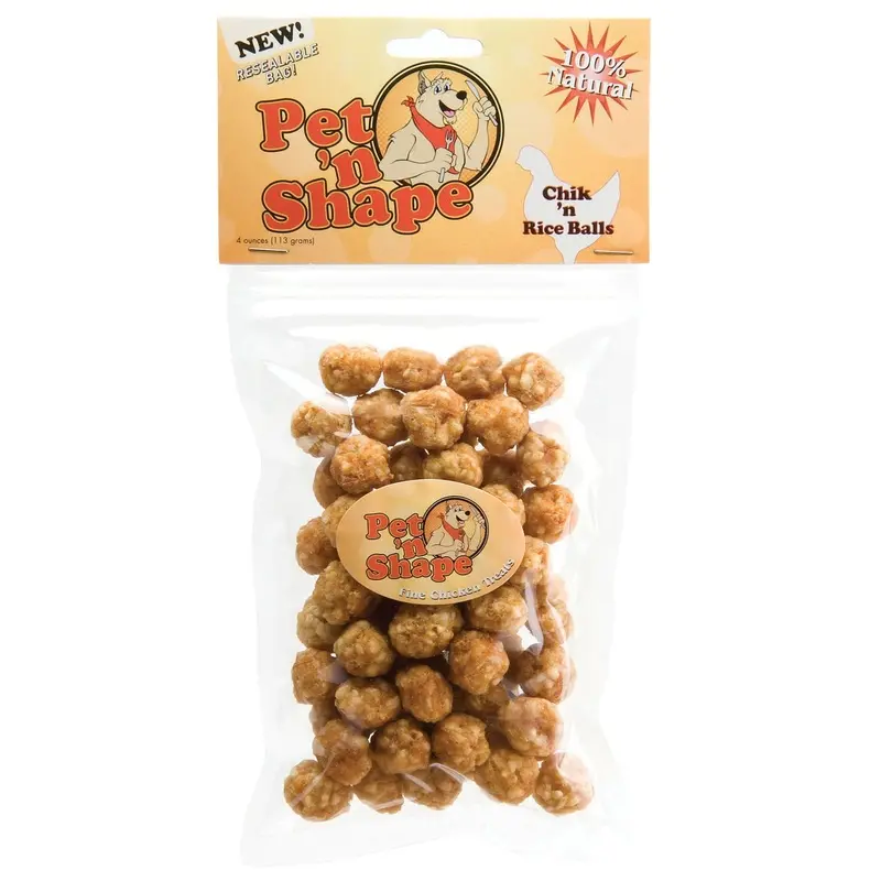 Chik 'n Rice Balls 100% Natural Crunchy Dog Treat