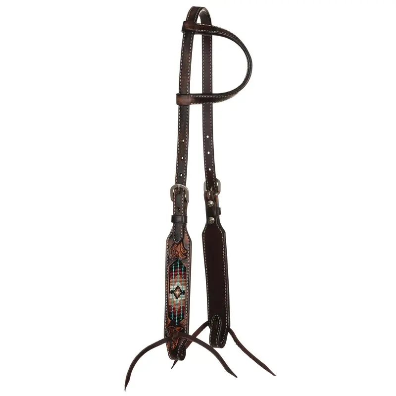 Circle Y Beaded Southwest One Ear Headstall