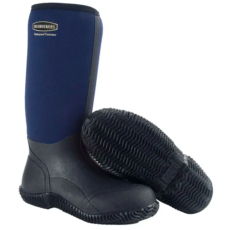 Navy Mudruckers Waterproof Tall Boots