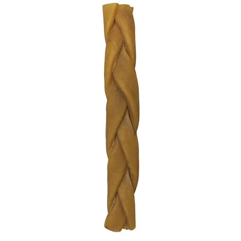 Fieldcrest Farms Braided Bully Crunchers Bully Stick Dog Treats, 12"
