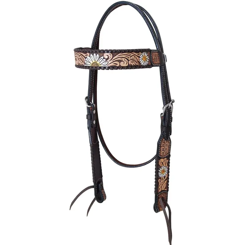 Rafter T Daisy Browband Headstall