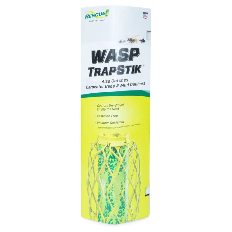 RESCUE! TrapStik for Carpenter Bees, Wasps and Mud Daubers